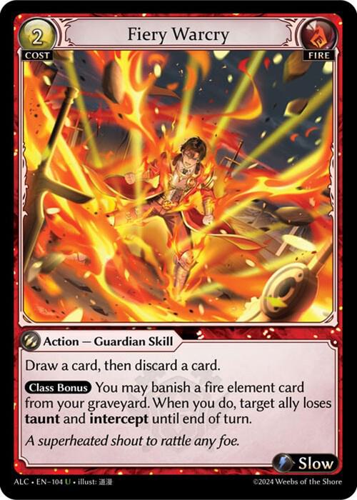 Fiery Warcry [UC] - Alchemical Revolution