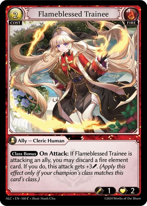 Flameblessed Trainee [C] - Alchemical Revolution