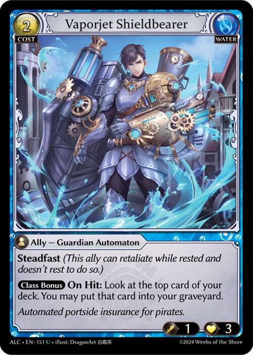 Vaporjet Shieldbearer [UC] - Alchemical Revolution