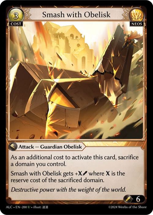 Smash with Obelisk [UC] - Alchemical Revolution