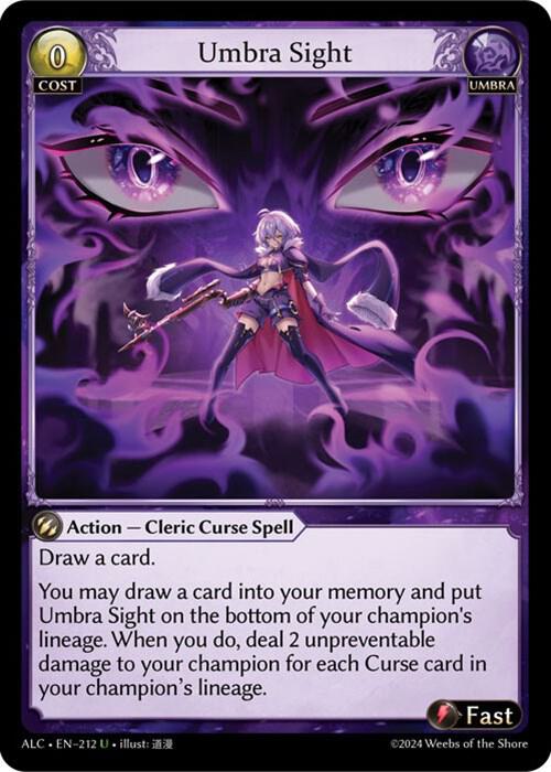 Umbra Sight [UC] - Alchemical Revolution