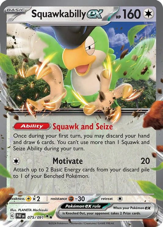 Squawkabilly ex [075/091] SV: Paldean Fates
