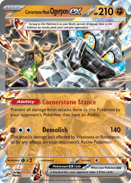 Cornerstone Mask Ogerpon ex [112/167] - SV06: Twilight Masquerade