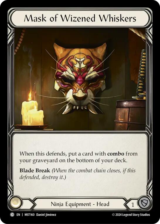 Mask of Wizened Whiskers [MST - MST160]