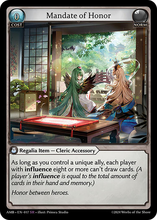 Mandate of Honor [AMB1E - 017]