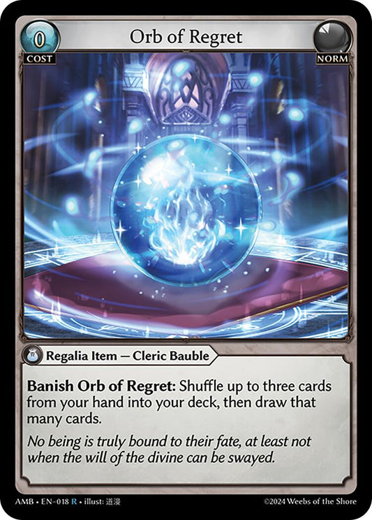 Orb of Regret [AMB1E - 018]