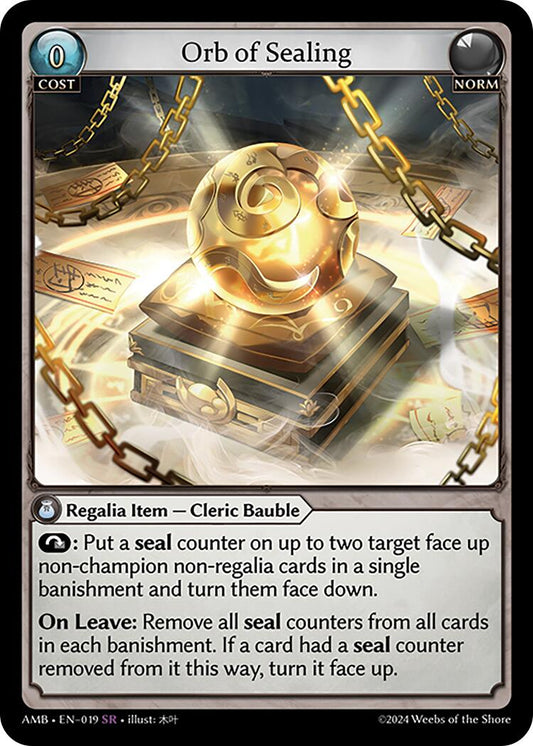 Orb of Sealing [AMB1E - 019]