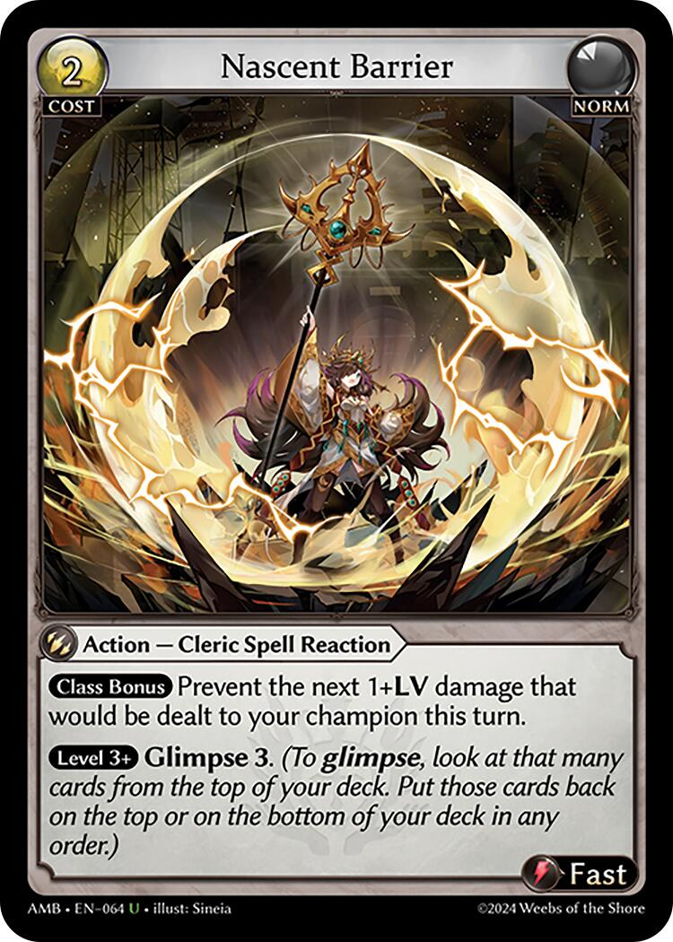 Nascent Barrier [AMB1E - 064]