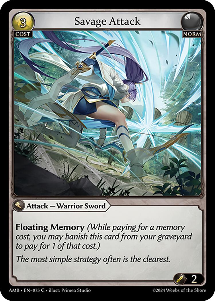 Savage Attack [AMB1E - 075]