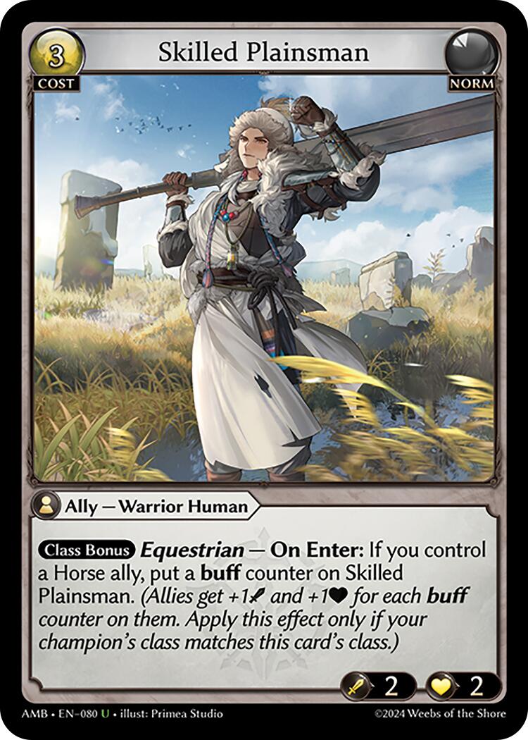 Skilled Plainsman [AMB1E - 080]