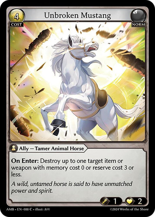 Unbroken Mustang [C] - Mortal Ambition
