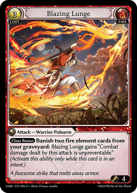 Blazing Lunge [AMB1E - 096]