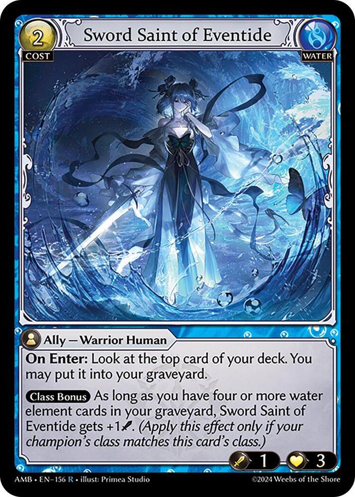 Sword Saint of Eventide [156][R] - Mortal Ambition