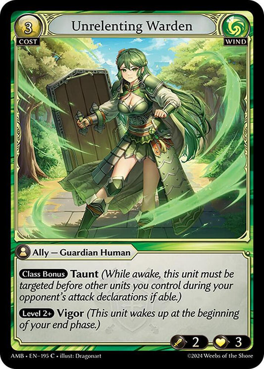 Unrelenting Warden [C] - Mortal Ambition
