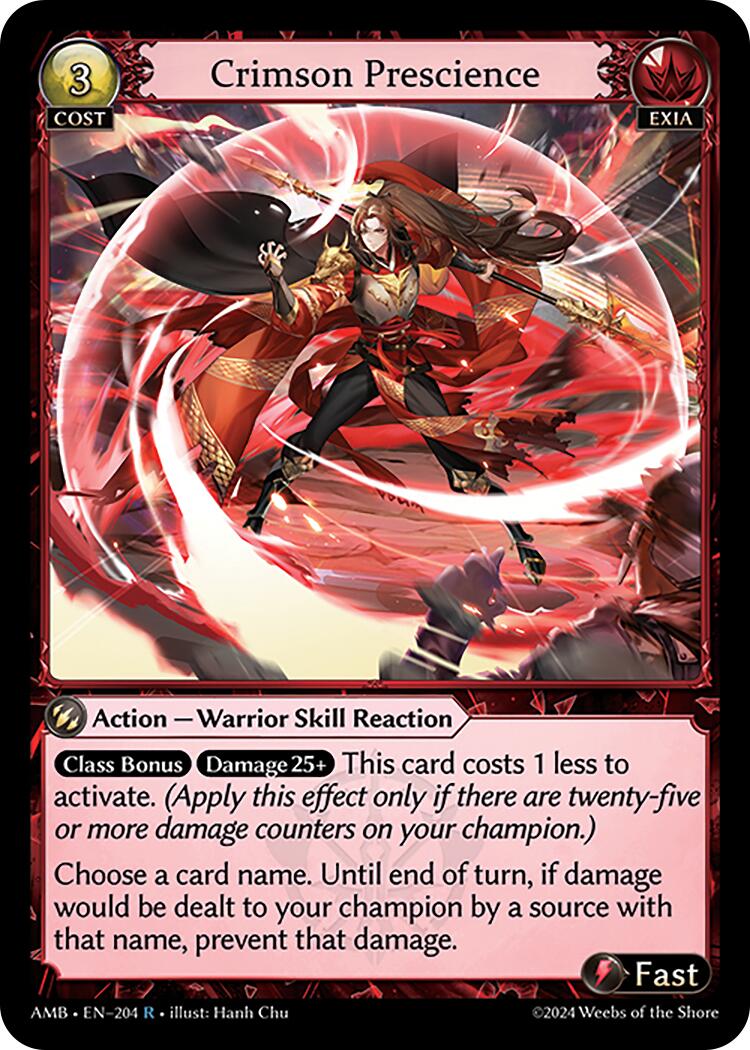 Crimson Prescience