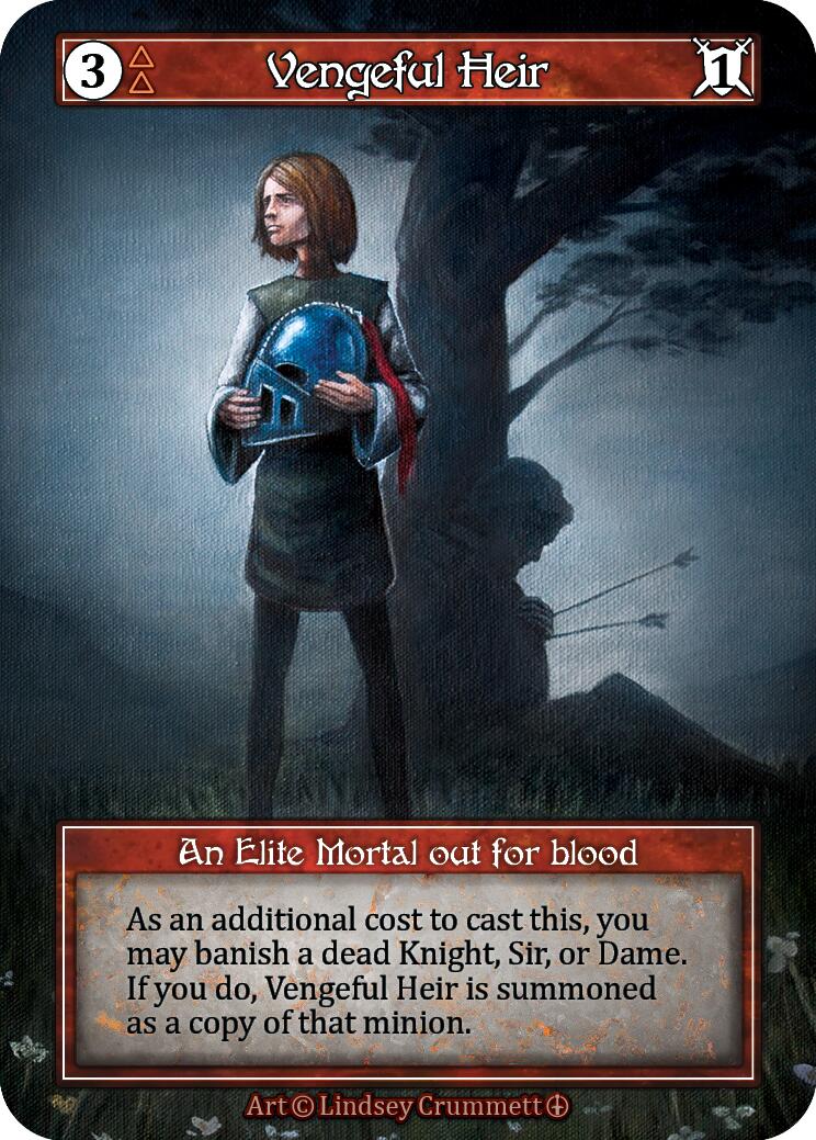 Vengeful Heir (Foil) [ART - 000]