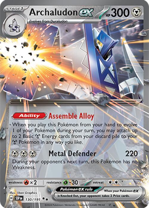 Archaludon ex [130/191] - SV08: Surging Sparks