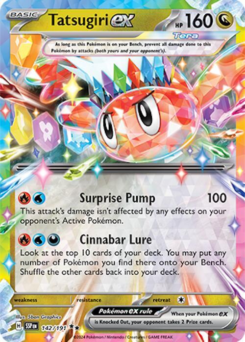 Tatsugiri ex [142/191] - SV08: Surging Sparks