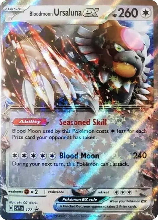 Bloodmoon Ursaluna ex [SVP 177] - SV: Scarlet & Violet Promo Cards