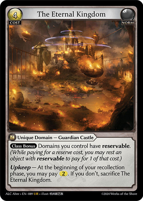The Eternal Kingdom [UR] - Alchemical Revolution Alter Edition