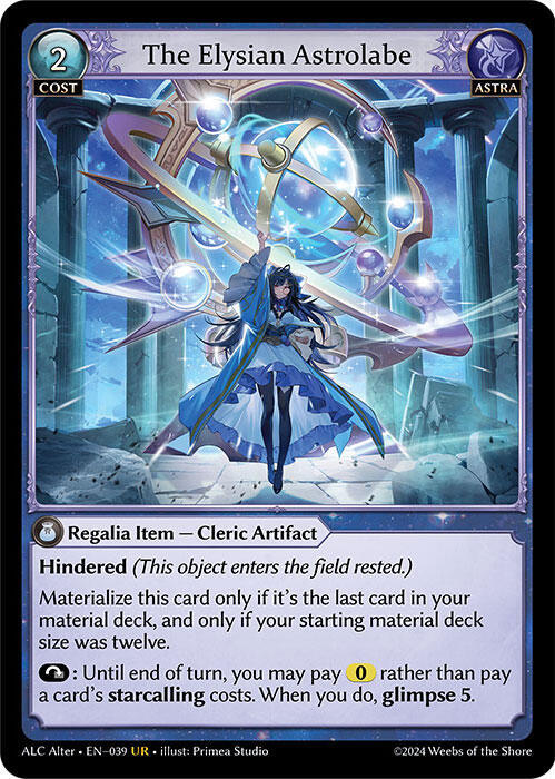 The Elysian Astrolabe [UR] - Alchemical Revolution Alter Edition
