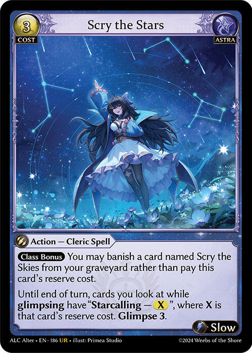 Scry the Stars [UR] - Alchemical Revolution Alter Edition