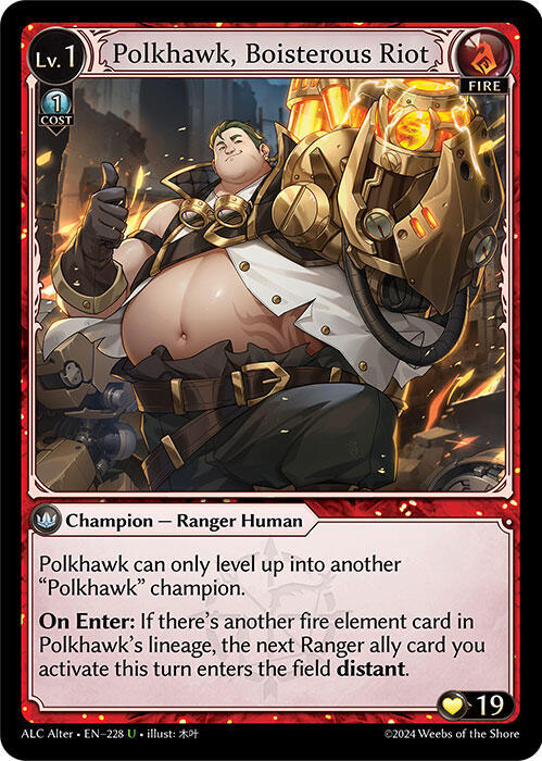 Polkhawk, Boisterous Riot [UC] - Alchemical Revolution Alter Edition