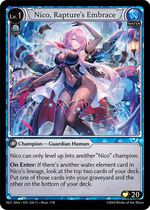 Nico, Rapture's Embrace [UC] - Alchemical Revolution Alter Edition