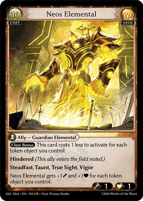 Neos Elemental [UR] - Alchemical Revolution Alter Edition
