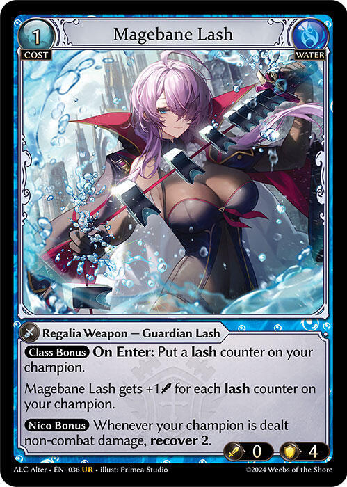 Magebane Lash [UR] - Alchemical Revolution Alter Edition