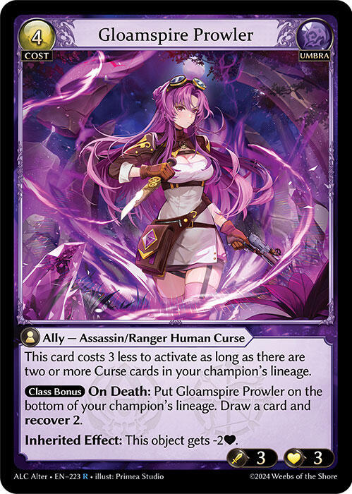 Gloamspire Prowler [R] - Alchemical Revolution Alter Edition