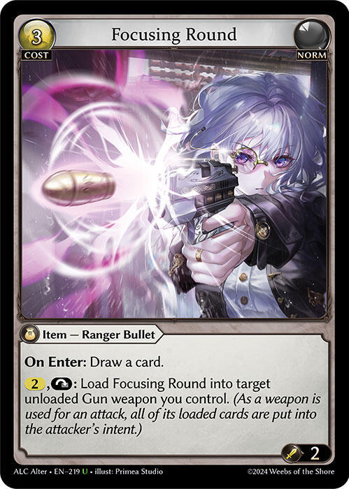 Focusing Round [UC] - Alchemical Revolution Alter Edition