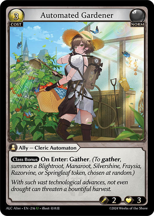 Automated Gardener [UC] - Alchemical Revolution Alter Edition