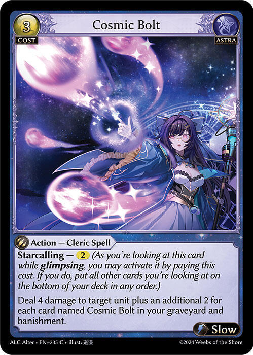 Cosmic Bolt [C] - Alchemical Revolution Alter Edition