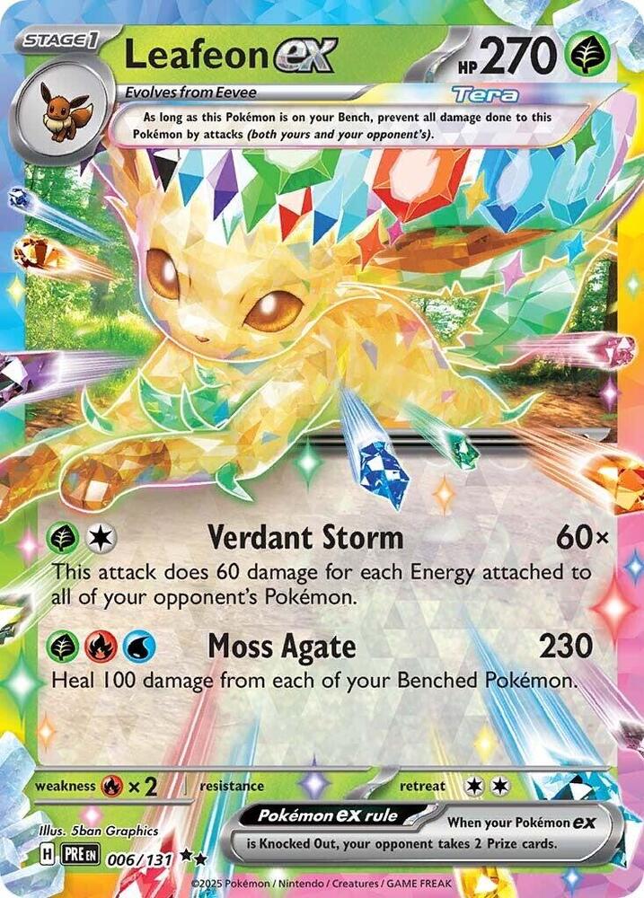 Leafeon ex [006/131] - SV: Prismatic Evolutions