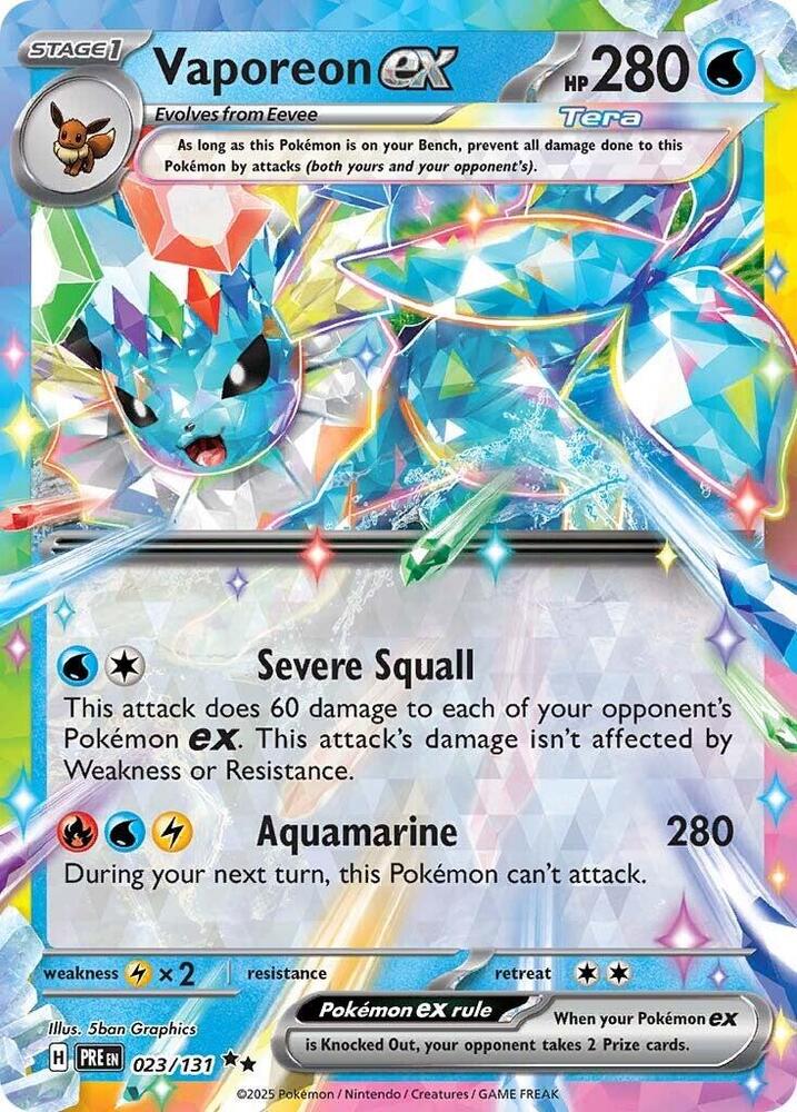 Vaporeon ex [023/131] - SV: Prismatic Evolutions