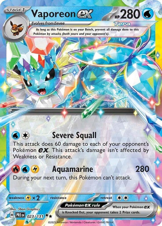 Vaporeon ex [023/131] - SV: Prismatic Evolutions