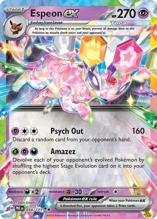 Espeon ex [034/131] - SV: Prismatic Evolutions