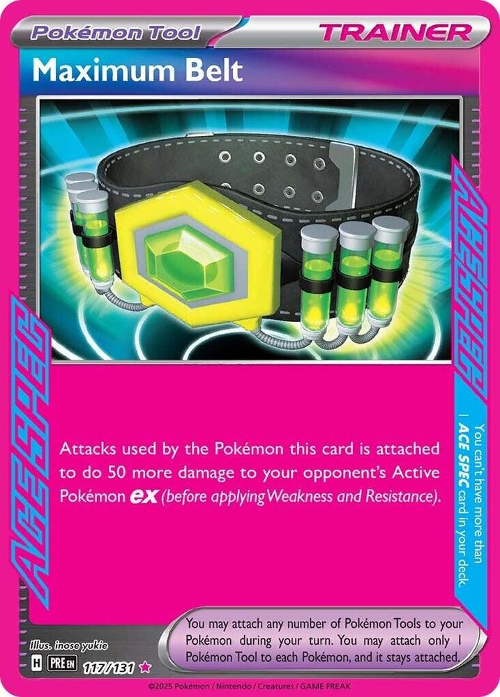Maximum Belt [117/131] - SV: Prismatic Evolutions