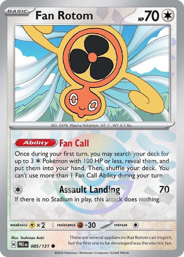 Fan Rotom [Poke Ball Pattern] - SV: Prismatic Evolutions