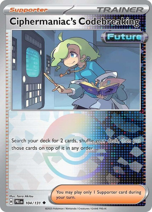 Ciphermaniac's Codebreaking [Poke Ball Pattern] - SV: Prismatic Evolutions