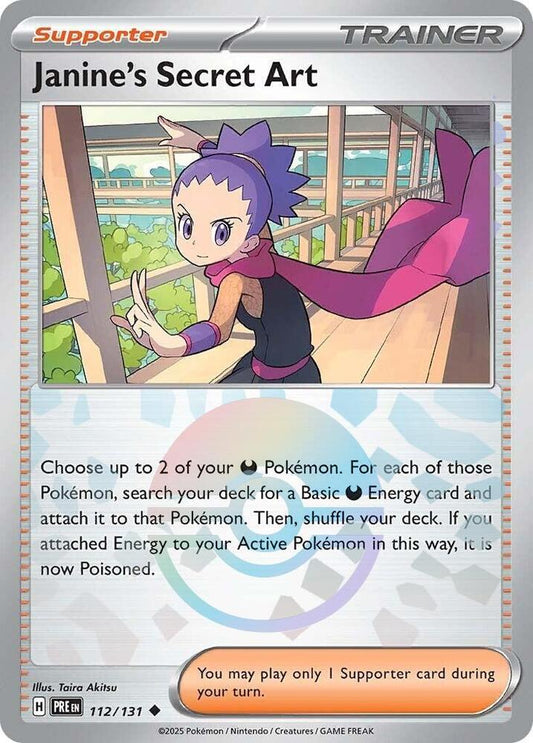 Janine's Secret Art [112/131][Poke Ball Pattern] - SV: Prismatic Evolutions