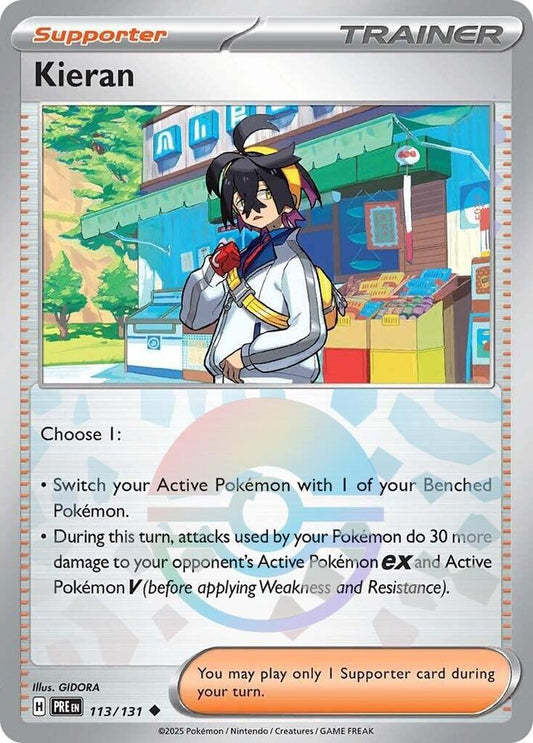 Kieran [113/131][Poke Ball Pattern] - SV: Prismatic Evolutions