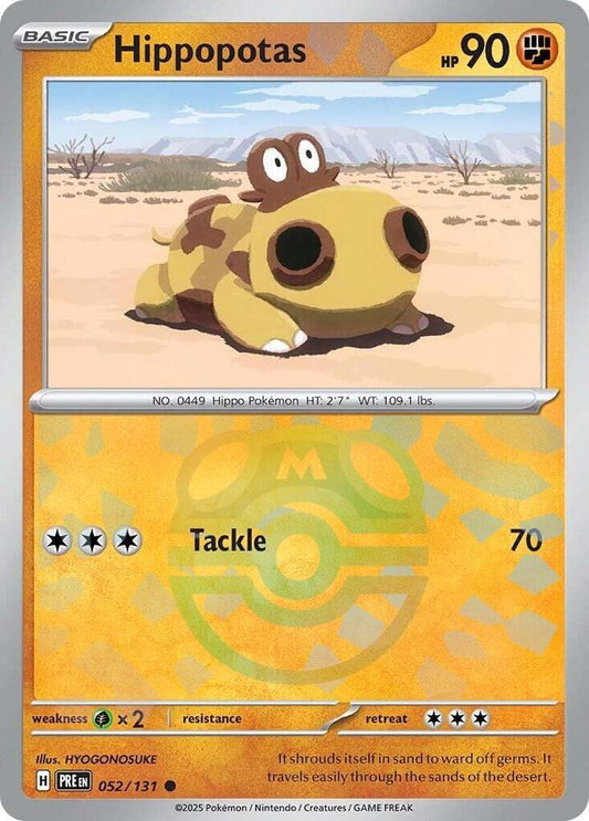 Hippopotas [Master Ball][052/131] - SV: Prismatic Evolutions