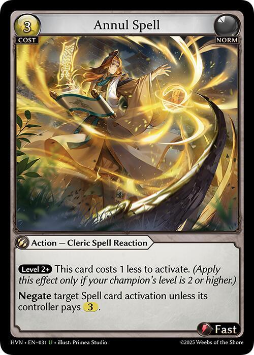 Annul Spell [UC] - Abyssal Heaven