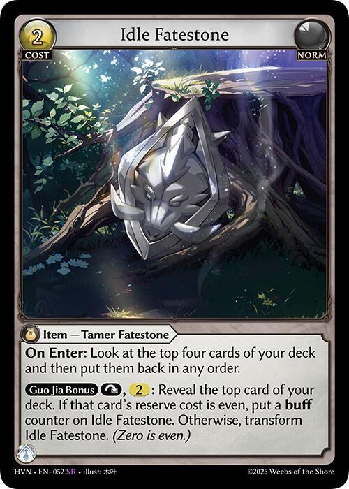 Idle Fatestone // Bolstered Boar [SR] - Abyssal Heaven