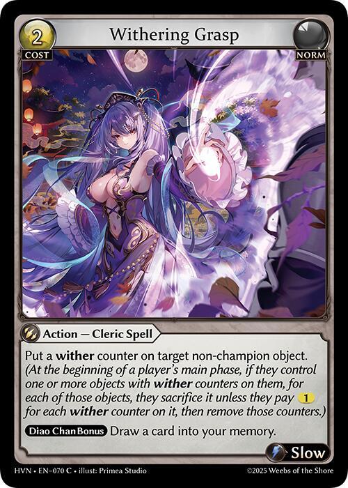 Withering Grasp [C] - Abyssal Heaven