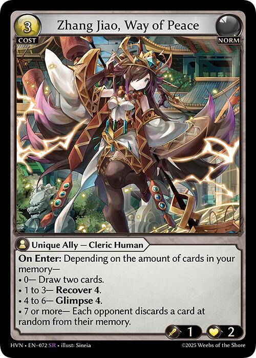 Zhang Jiao, Way of Peace [SR] - Abyssal Heaven