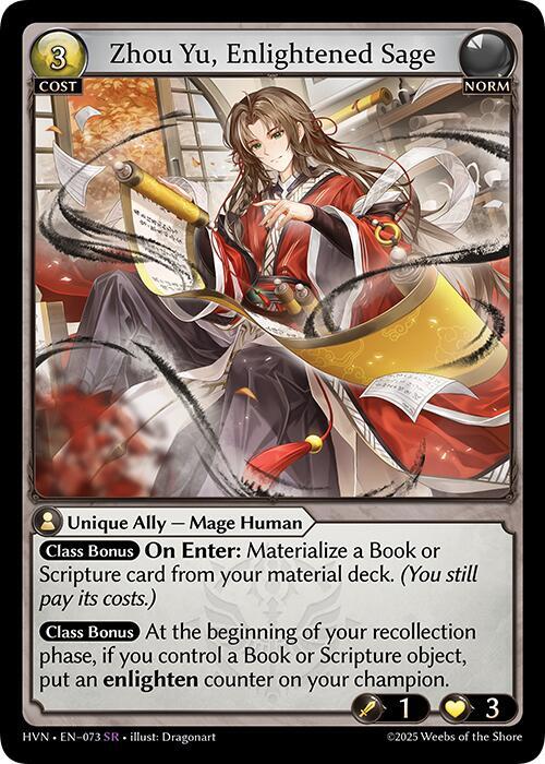 Zhou Yu, Enlightened Sage [SR] - Abyssal Heaven