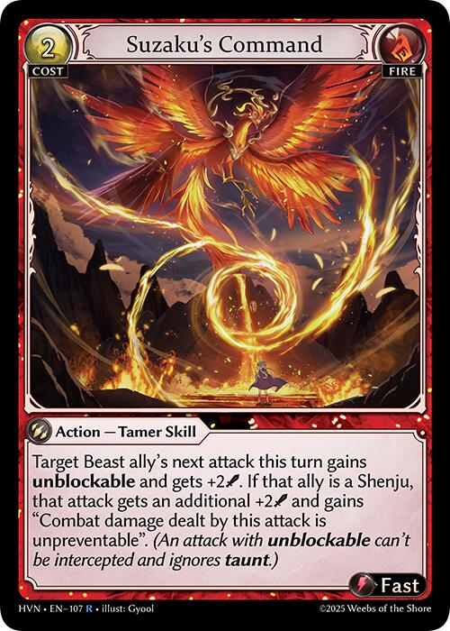 Suzaku's Command [HVN - 107]